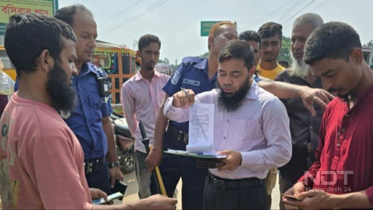 দুর্গাপুরে অতিরিক্ত ভাড়া আদায়, সিএনজি চালককে জরিমানা